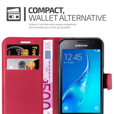 Samsung Galaxy J1 2015 Deksel Etui Case (rød)