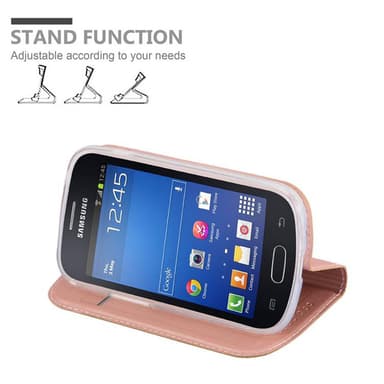 Samsung Galaxy S3 MINI lommebokdeksel etui (rosa)