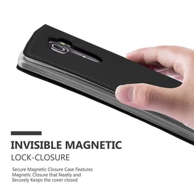 LG G4 / G4 PLUS lommebokdeksel etui (svart)