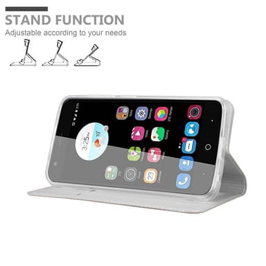 ZTE Blade V8 MINI lommebokdeksel etui (sølv)