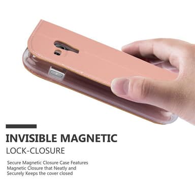 Samsung Galaxy S3 MINI lommebokdeksel etui (rosa)