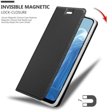 Realme 7 5G lommebokdeksel etui (svart)