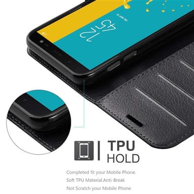 Samsung Galaxy J6 2018 Deksel Etui Case (svart)