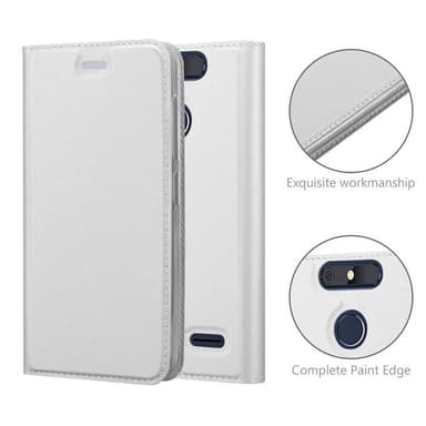 ZTE Blade V8 MINI lommebokdeksel etui (sølv)