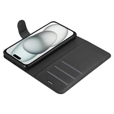 iPhone 15 Deksel Etui Case (Svart)