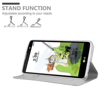 LG STYLUS 2 lommebokdeksel etui (sølv)
