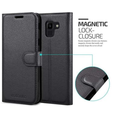 Samsung Galaxy J6 2018 Deksel Etui Case (svart)