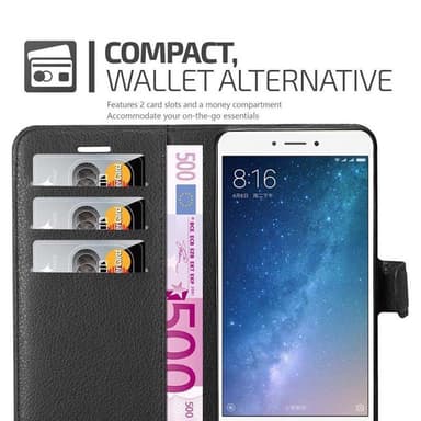 Xiaomi Mi MAX 2 Deksel Etui Case (svart)