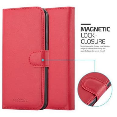 iPhone X / XS Deksel Etui Case (rød)