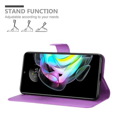Motorola EDGE 20 Deksel Etui Case (lilla)