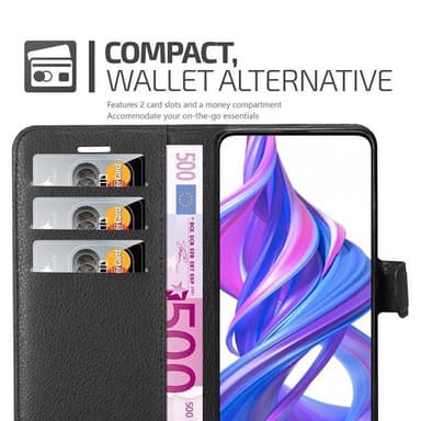 Honor 9X PRO Deksel Etui Case (svart)