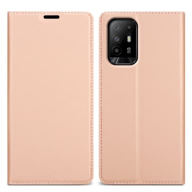Oppo A94 5G lommebokdeksel etui (rosa)