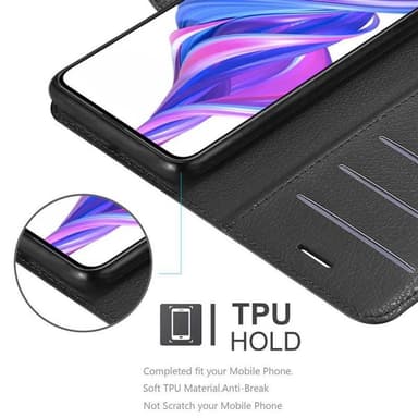 Honor 9X PRO Deksel Etui Case (svart)