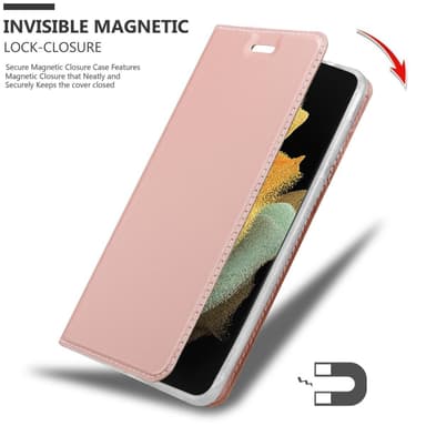 Samsung Galaxy S21 ULTRA lommebokdeksel etui (rosa)