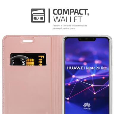 Huawei MATE 20 LITE lommebokdeksel etui (rosa)
