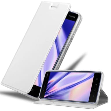 Nokia 8 2017 lommebokdeksel etui (sølv)