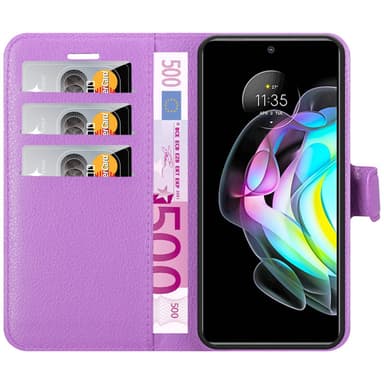 Motorola EDGE 20 Deksel Etui Case (lilla)