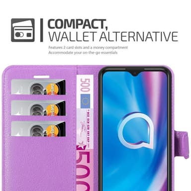 Alcatel 1S 2020 Deksel Etui Case (lilla)
