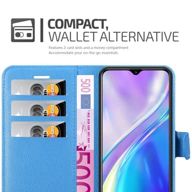 Realme X2 / XT / Oppo K5 Deksel Etui Case (blå)