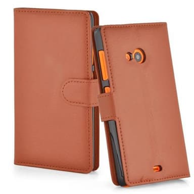 Nokia Lumia 535 Deksel Etui Case (brun)