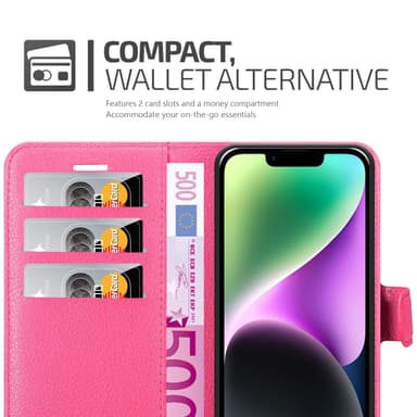 iPhone 14 Deksel Etui Case (rosa)
