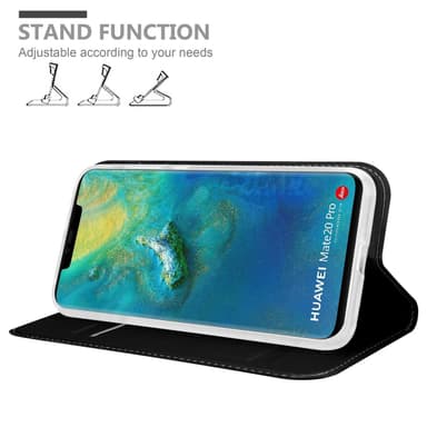 Huawei MATE 20 PRO lommebokdeksel etui (svart)