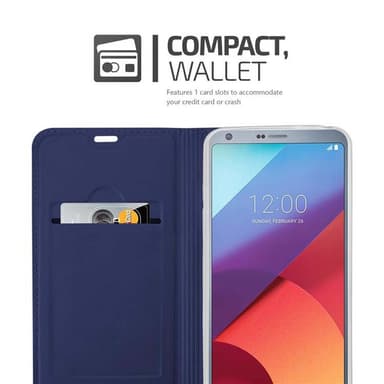 LG G6 lommebokdeksel etui (blå)