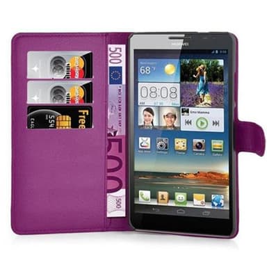 Huawei D3 MATE 7 Deksel Etui Case (lilla)
