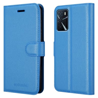 Oppo A16s / A54s Deksel Etui Case (blå)