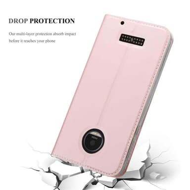 Motorola MOTO Z PLAY lommebokdeksel etui (rosa)