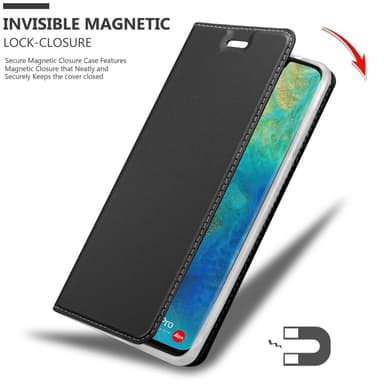 Huawei MATE 20 PRO lommebokdeksel etui (svart)