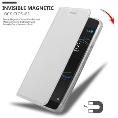 Sony Xperia L1 lommebokdeksel etui (sølv)