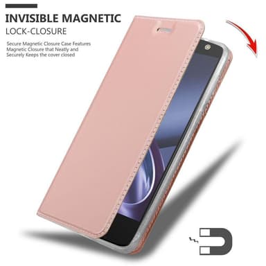 Motorola MOTO Z PLAY lommebokdeksel etui (rosa)