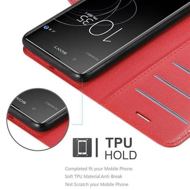 Sony Xperia XA1 PLUS Deksel Etui Case (rød)