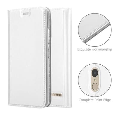 Lenovo K6 / K6 POWER lommebokdeksel etui (sølv)