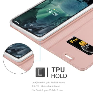 Nokia G11 / G21 lommebokdeksel etui (rosa)