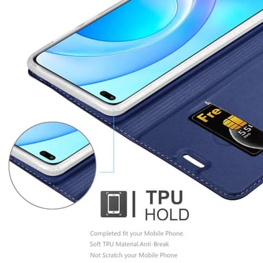 Honor 50 LITE lommebokdeksel etui (blå)