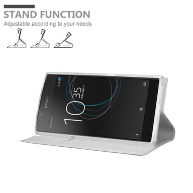 Sony Xperia L1 lommebokdeksel etui (sølv)