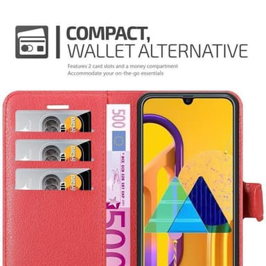 Samsung Galaxy M21 / M30s Deksel Etui Case (rød)