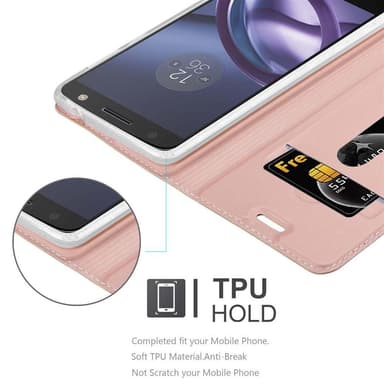 Motorola MOTO Z PLAY lommebokdeksel etui (rosa)