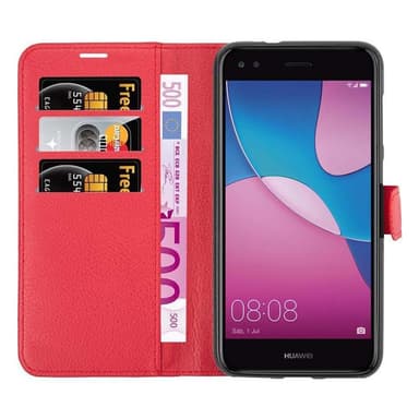 Huawei Enjoy 7 Deksel Etui Case (rød)