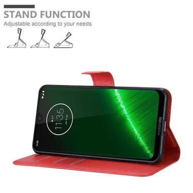 Motorola MOTO G7 / G7 PLUS Deksel Etui Case (rød)