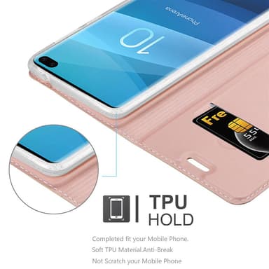 Samsung Galaxy S10 PLUS lommebokdeksel etui (rosa)