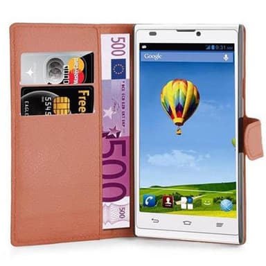 ZTE Blade L2 Deksel Etui Case (brun)