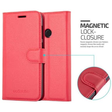 Huawei Enjoy 7 Deksel Etui Case (rød)