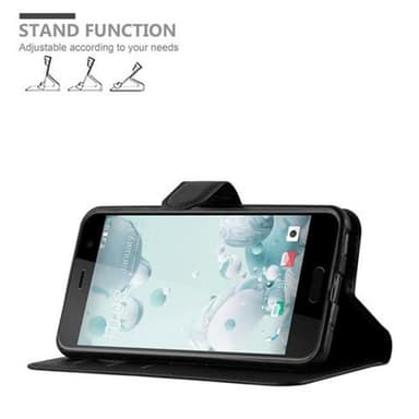 HTC U PLAY Deksel Etui Case (svart)