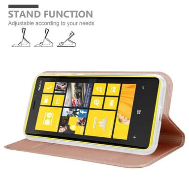 Nokia Lumia 920 lommebokdeksel etui (rosa)