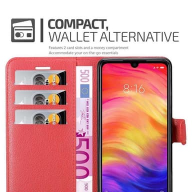 Xiaomi RedMi NOTE 7 Deksel Etui Case (rød)