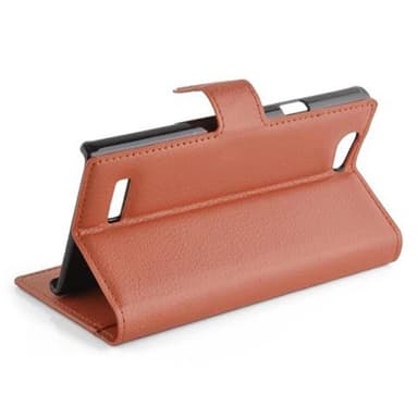 ZTE Blade L2 Deksel Etui Case (brun)