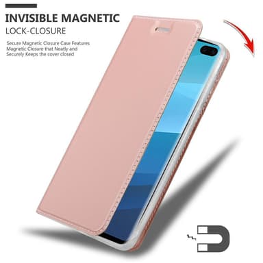 Samsung Galaxy S10 PLUS lommebokdeksel etui (rosa)